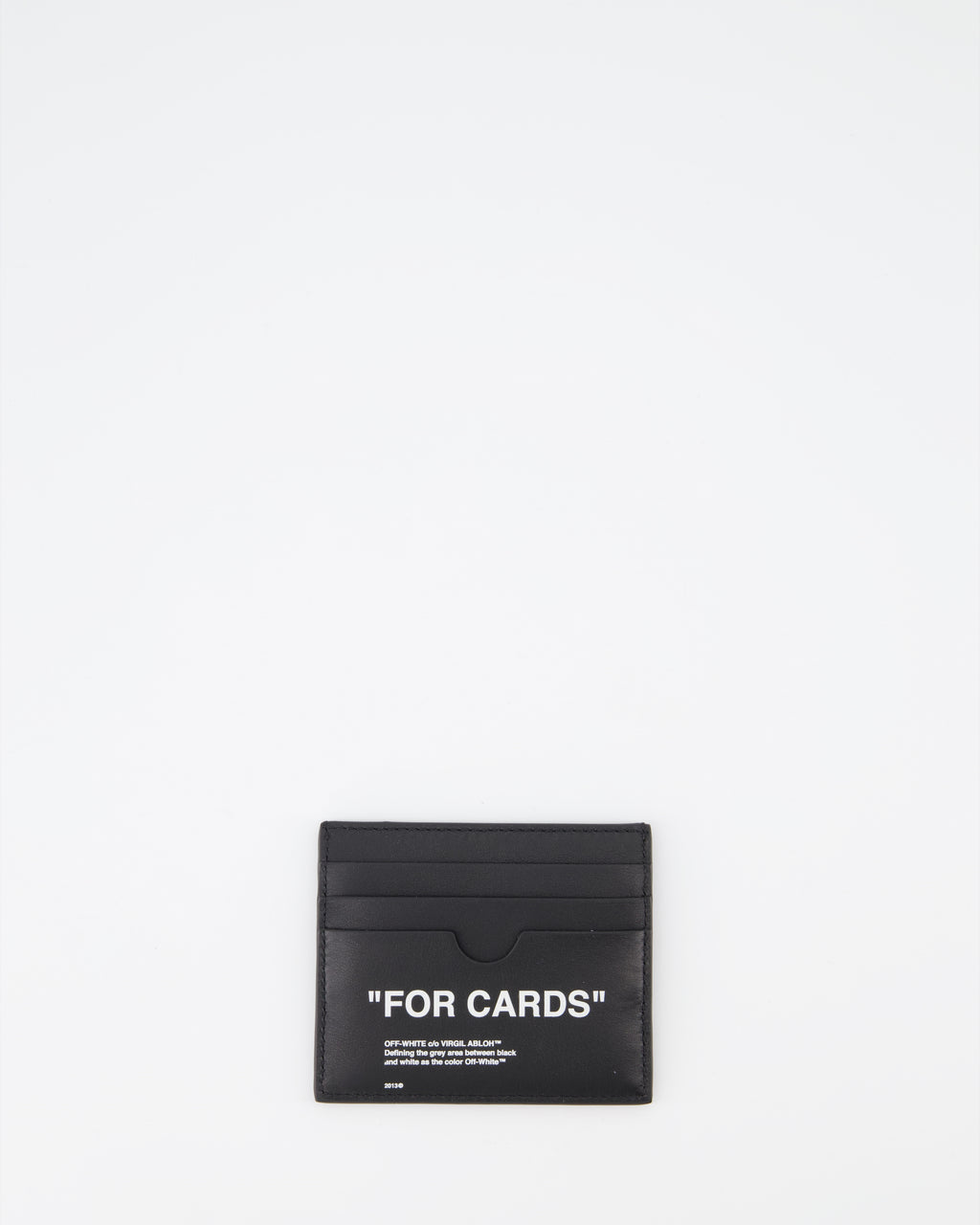 Small leather goods For Cards card holder Off-White Black Man