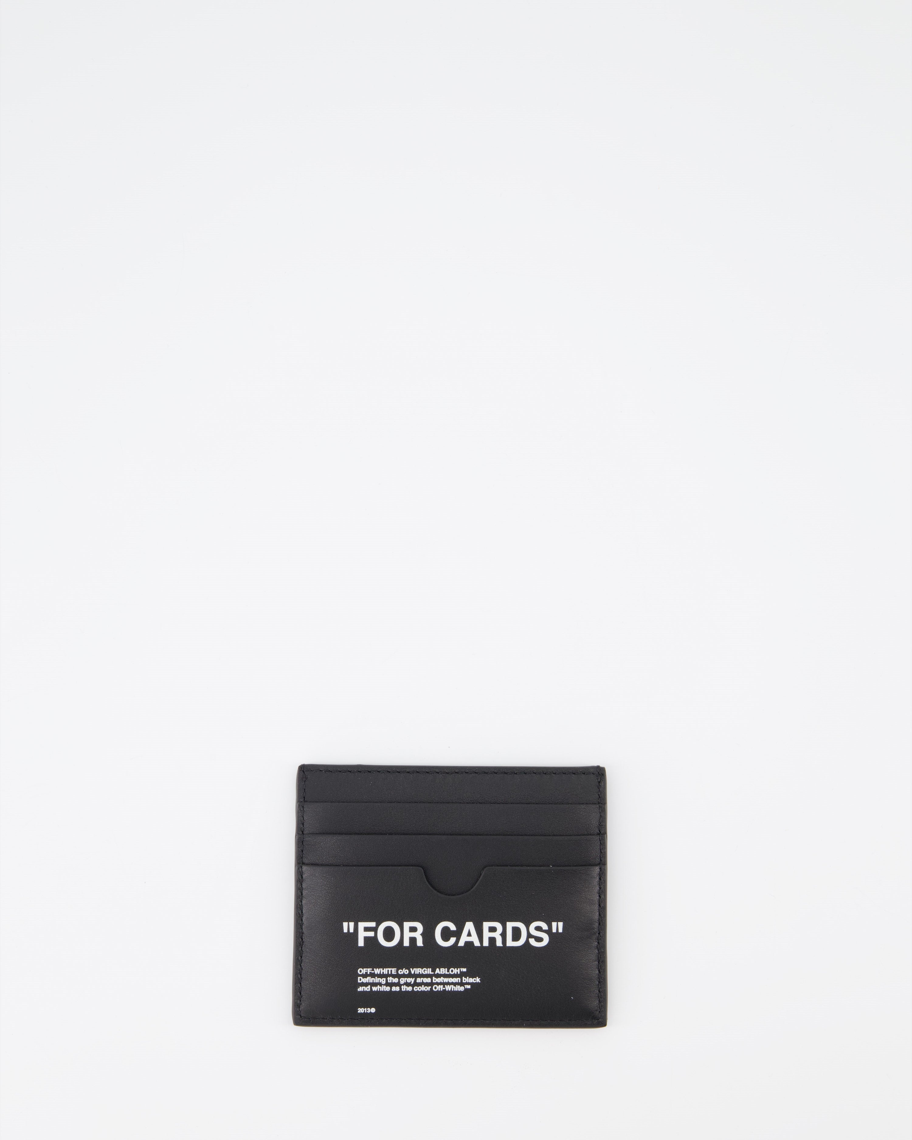 Small leather goods For Cards card holder Off-White Black Man