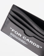 Small leather goods For Cards card holder Off-White Black Man