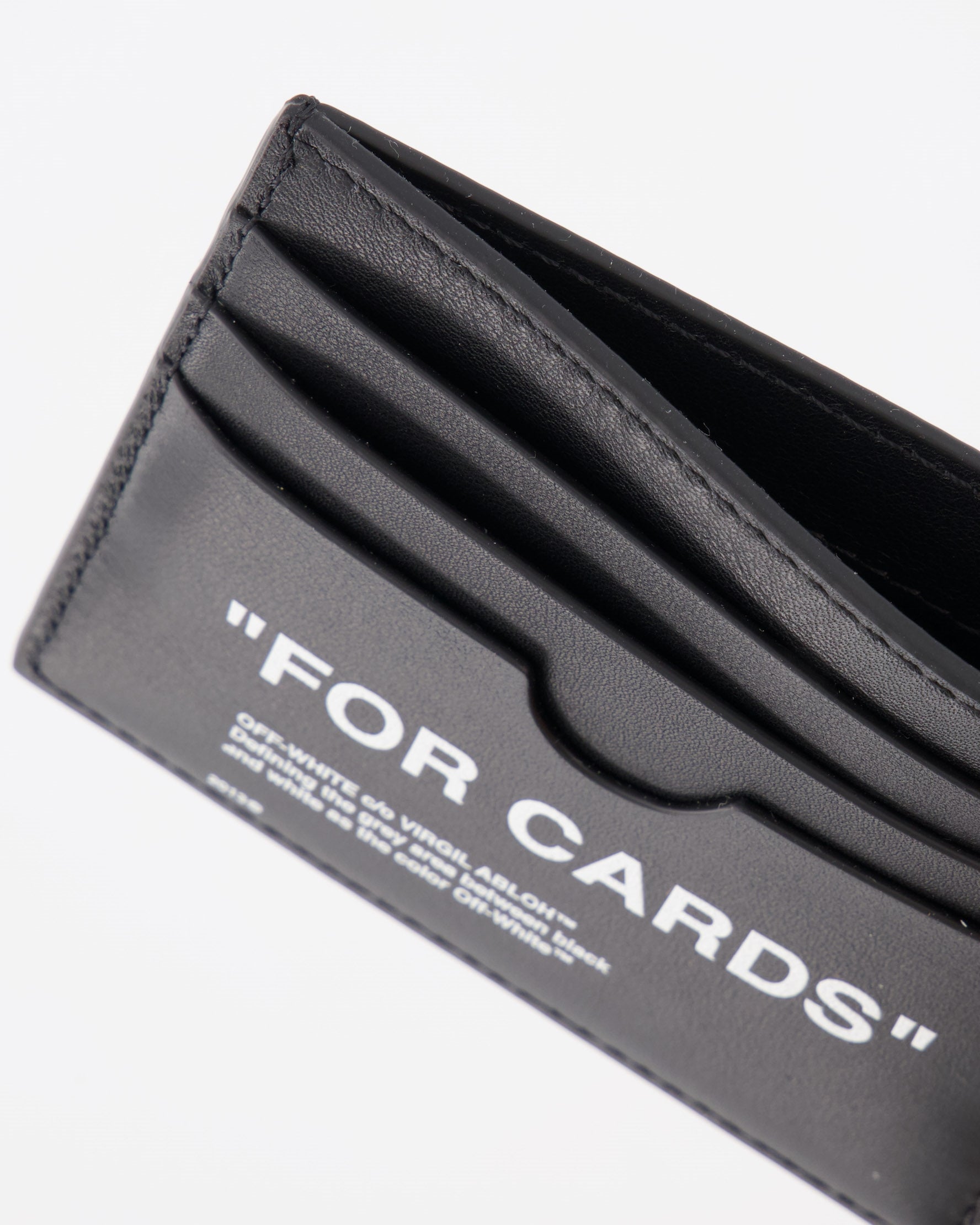 Small leather goods For Cards card holder Off-White Black Man