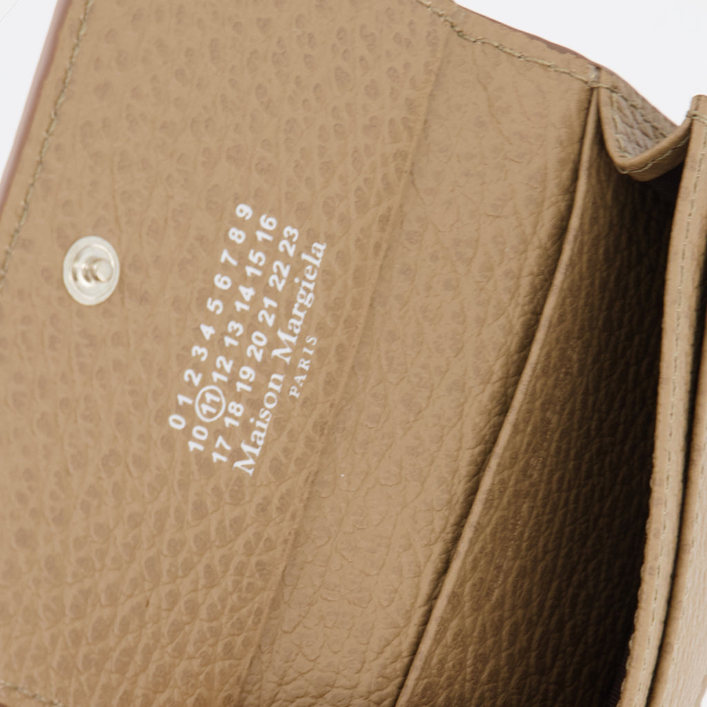 Small leather goods Four Stitches Card Holder Maison Margiela Beige Unisex