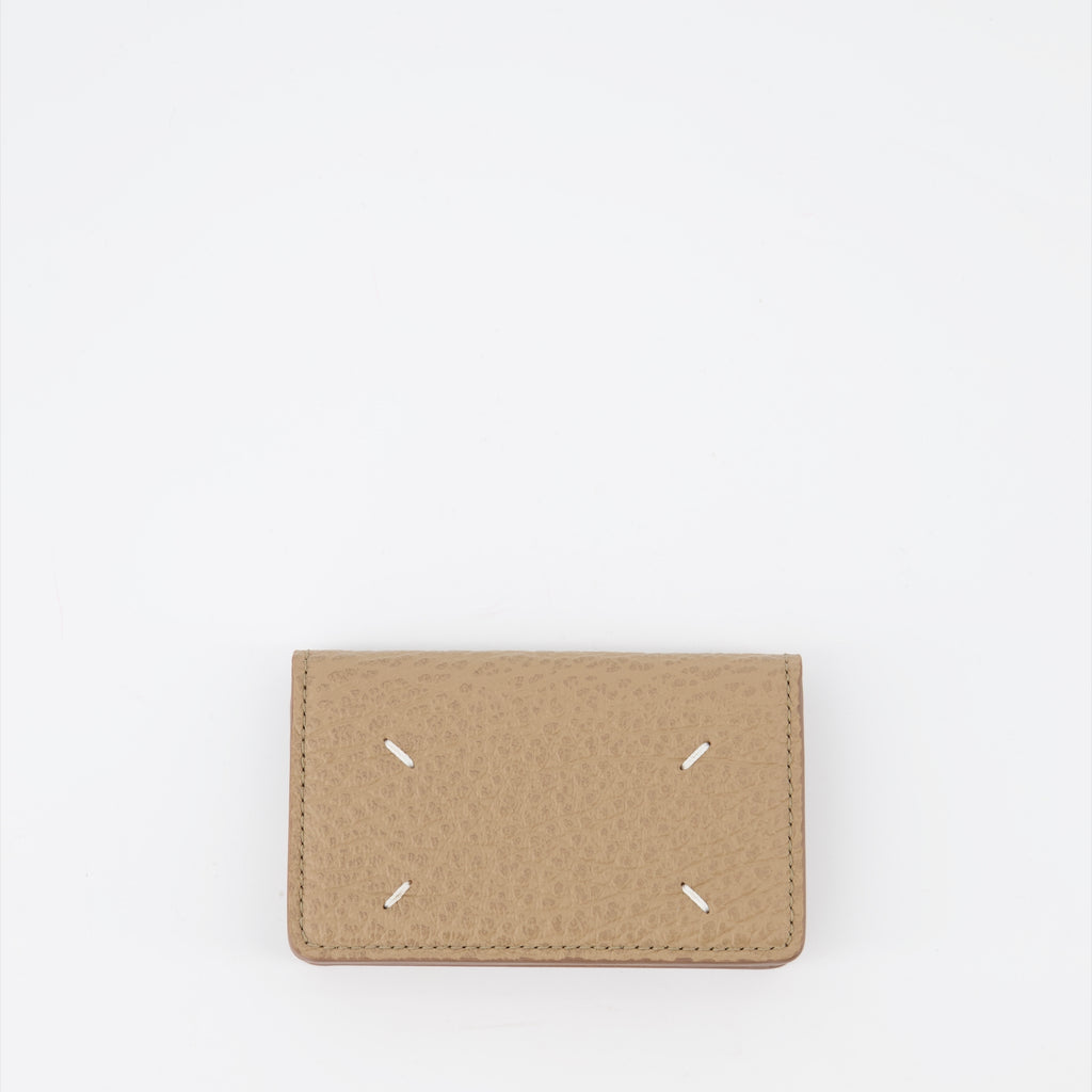Small leather goods Four Stitches Card Holder Maison Margiela Beige Unisex