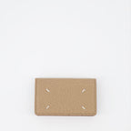 Small leather goods Four Stitches Card Holder Maison Margiela Beige Unisex