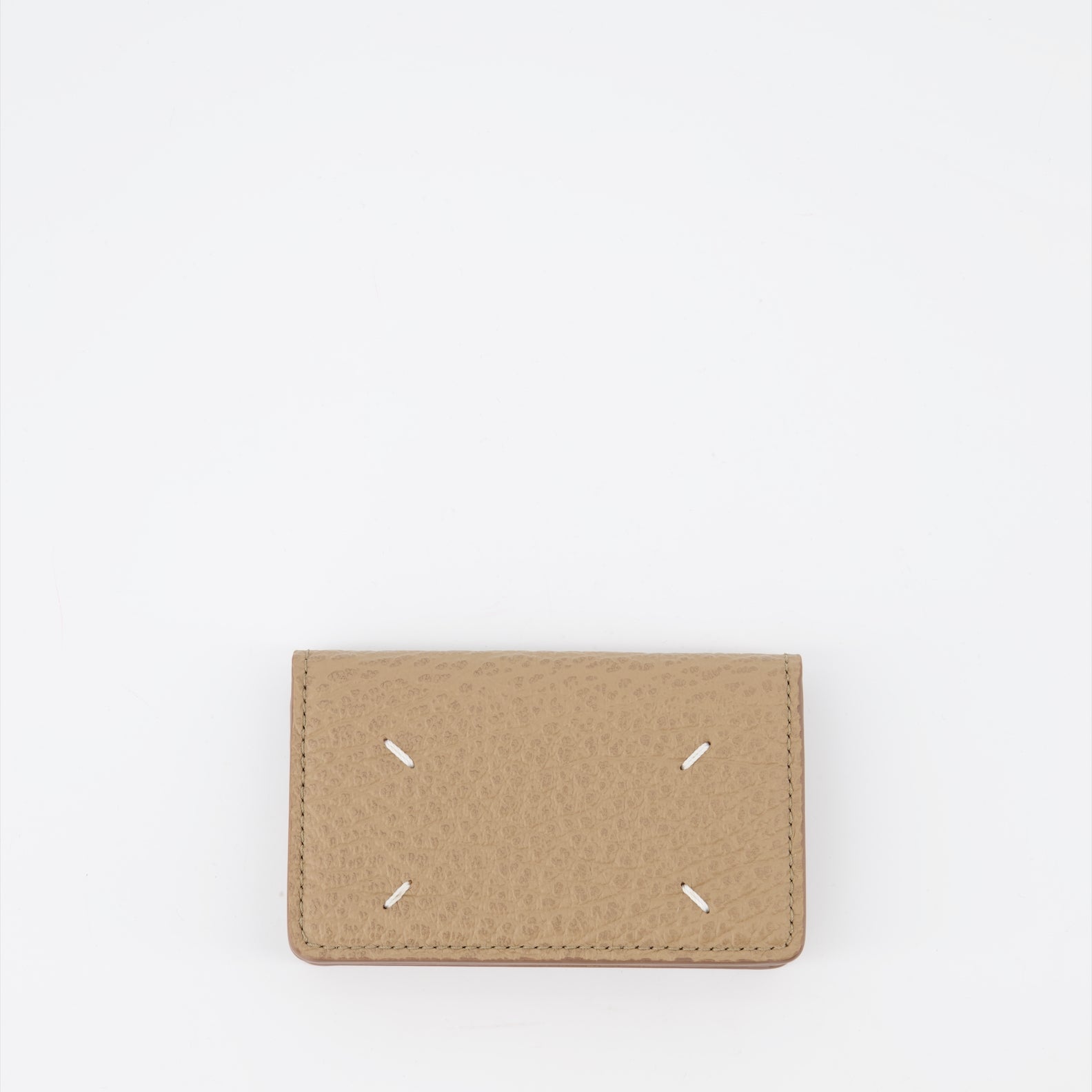 Small leather goods Four Stitches Card Holder Maison Margiela Beige Unisex