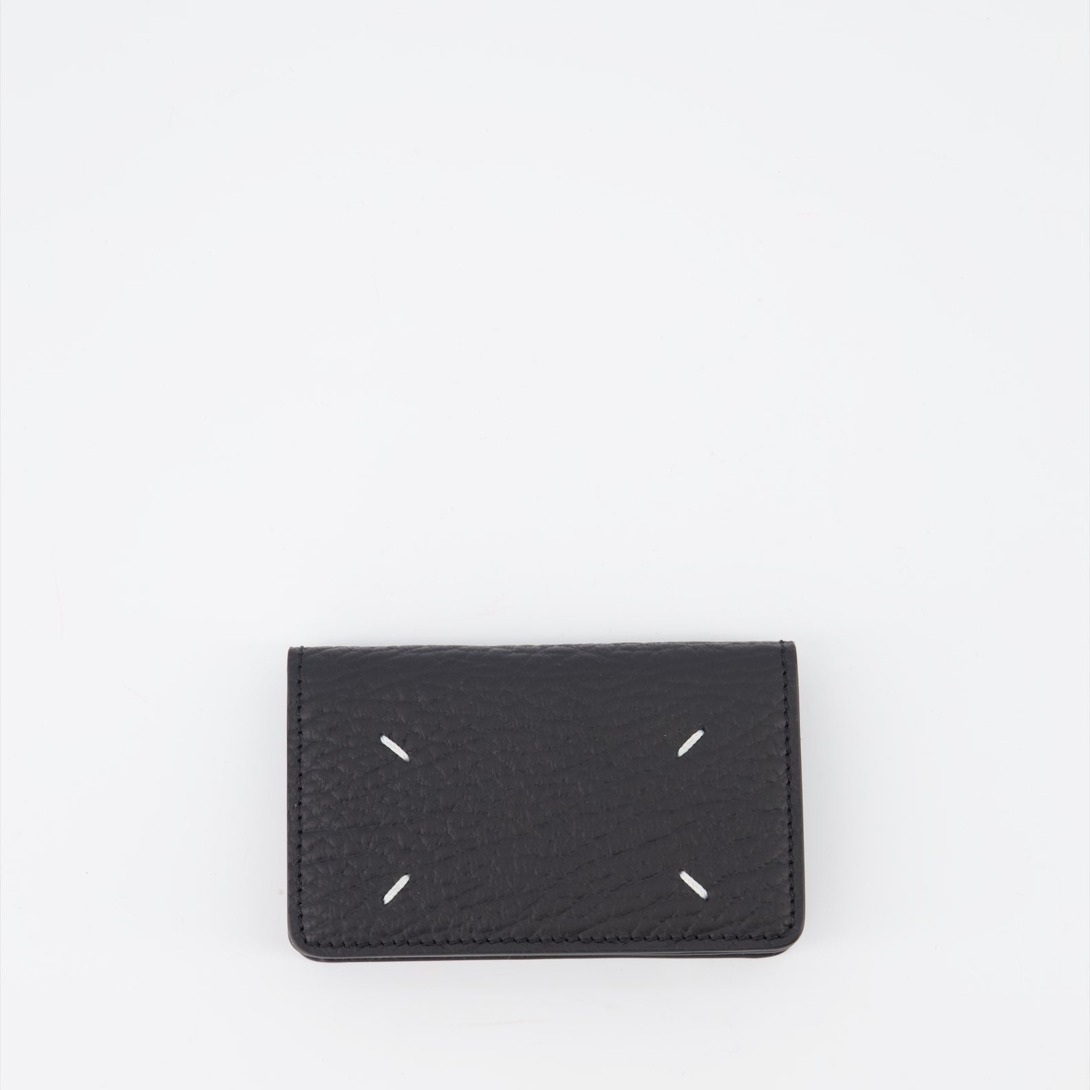 Small leather goods Four Stitches Card Holder Maison Margiela Black Unisex