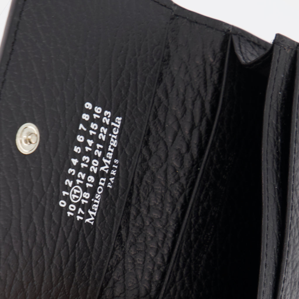 Small leather goods Four Stitches Card Holder Maison Margiela Black Unisex