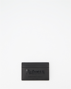 Small leather goods Graffiti card holder Alexander McQueen Black Man