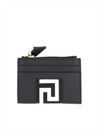 Small leather goods Greca card holder Versace Black Man