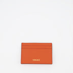 Small leather goods Medusa card holder Versace Orange Women