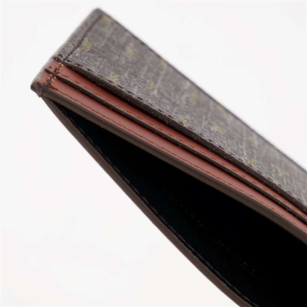 Small leather goods Monogram card holder Saint Laurent Brown Man