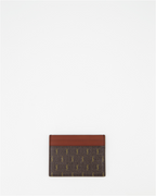 スモールレザーグッズ モノグラムカードホルダー Saint Laurent 茶色 男