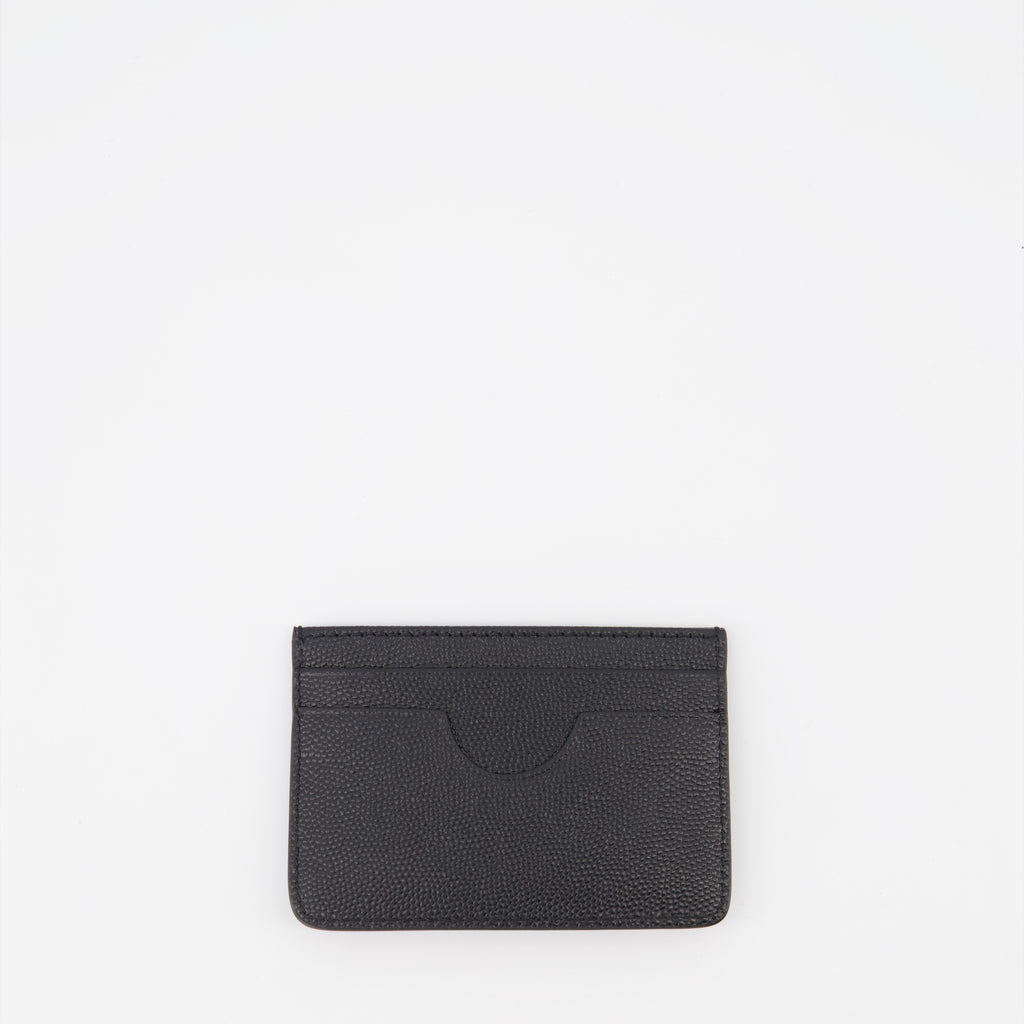 Small leather goods Ami de Coeur card holder Ami PARIS Black Unisex