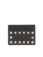 Pequenos artigos de couro Porte-cartes Rockstud Valentino Garavani Preto Femme