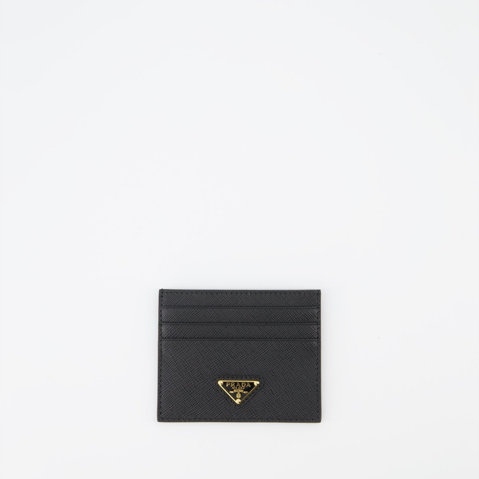 Small leather goods Saffiano Card Holder Prada Black Women
