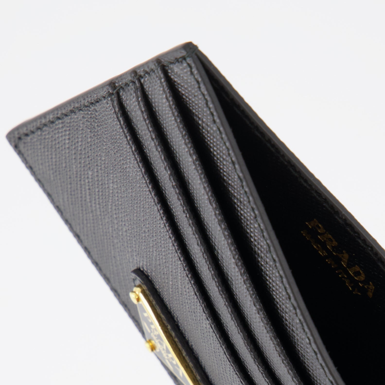 Small leather goods Saffiano Card Holder Prada Black Women