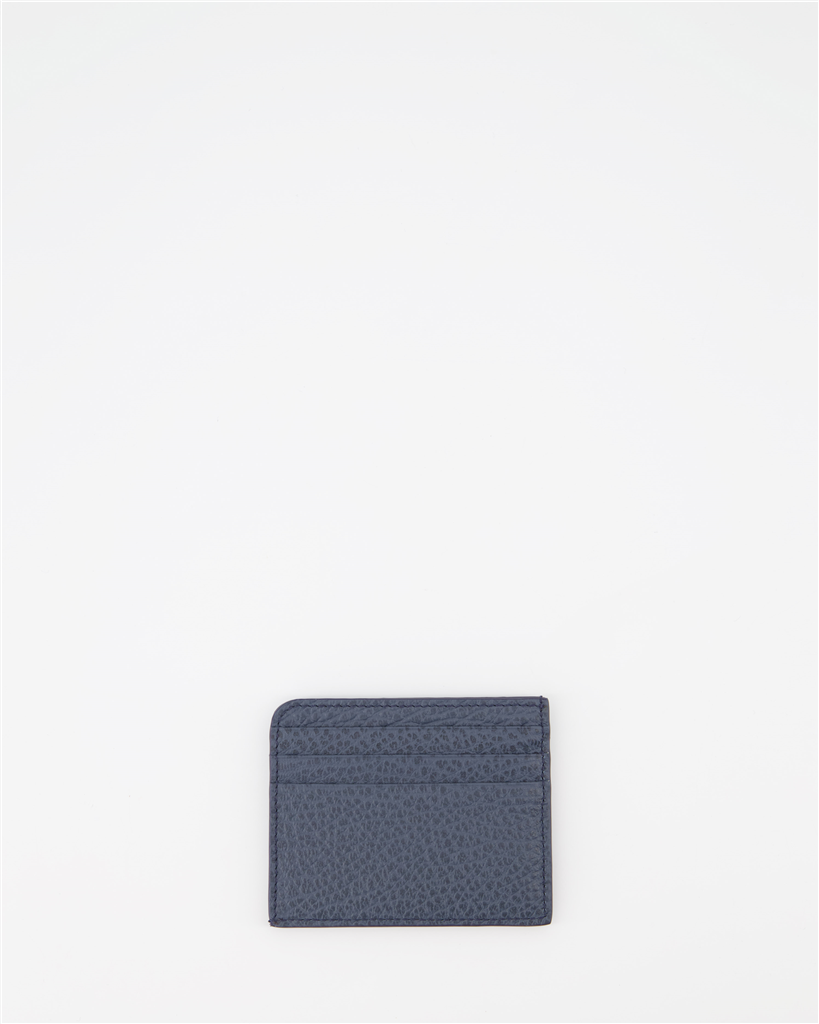スモールレザーグッズ シグネチャーカードホルダー Maison Margiela 青 女性