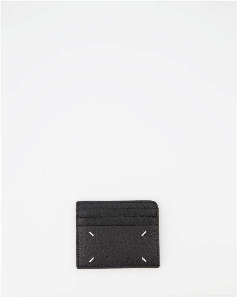 スモールレザーグッズ シグネチャーカードホルダー Maison Margiela 黒 女性