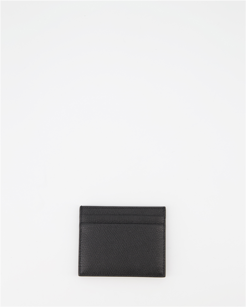 スモールレザーグッズ Vロゴカードホルダー Valentino Garavani 黒 女性