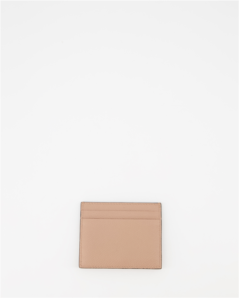 スモールレザーグッズ Vロゴカードホルダー Valentino Garavani ピンク 女性