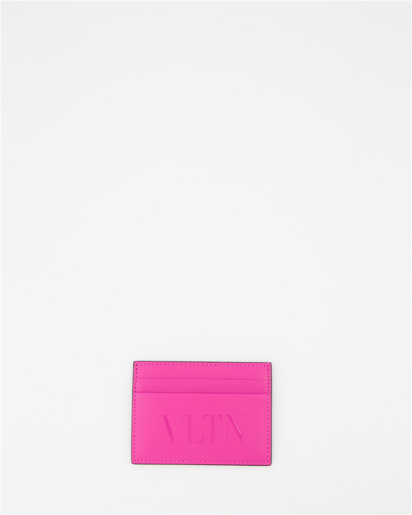 Pequeños artículos de cuero Porte-cartes VLTN Valentino Garavani Rosa Homme