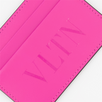Small leather goods VLTN card holder Valentino Garavani Pink Man