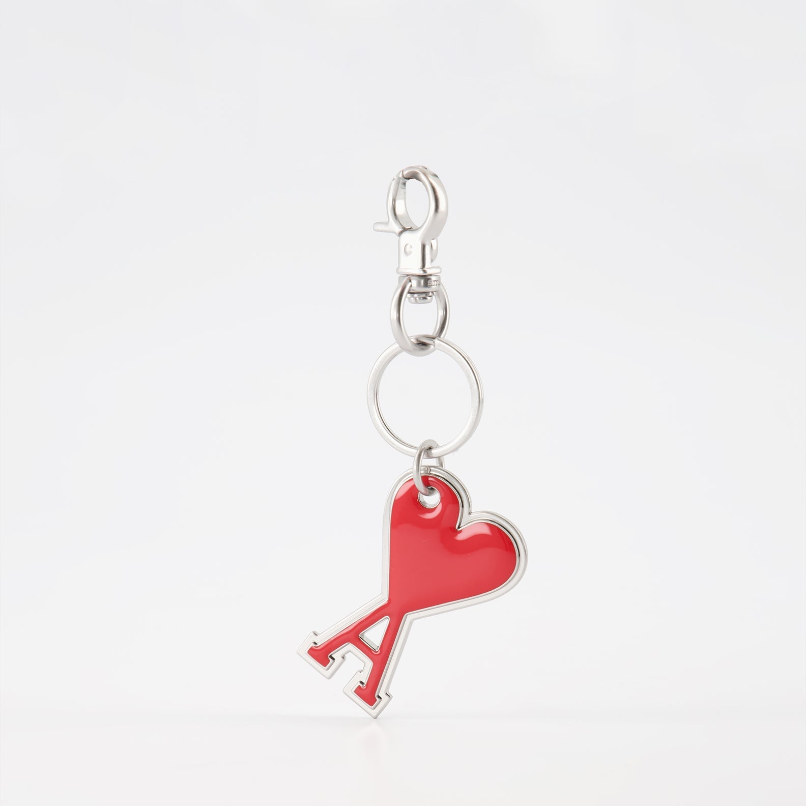 Lifestyle Heart Friend Keychain Ami PARIS Red Unisex