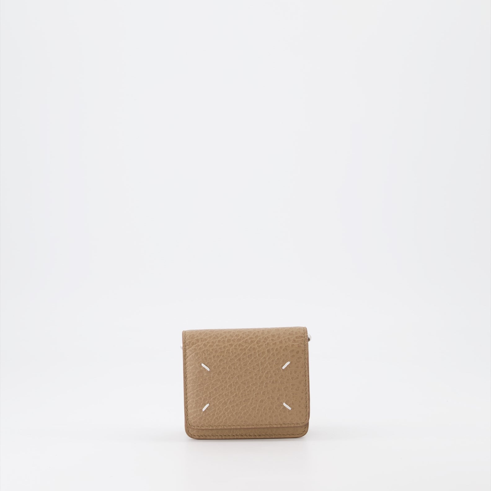 Small leather goods Signature chain purse Maison Margiela Brown Unisex
