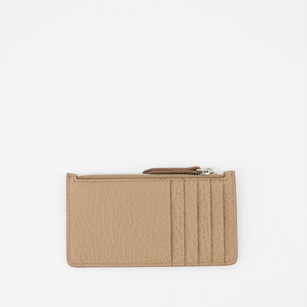 Small leather goods Signature Coin Purse Maison Margiela Beige Unisex