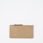 Small leather goods Signature Coin Purse Maison Margiela Beige Unisex
