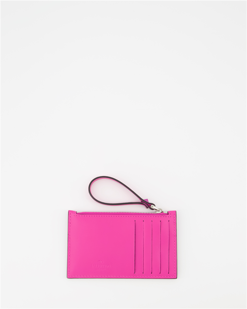 Small leather goods VLTN wallet Valentino Garavani Pink Man
