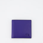 Kleine lederwaren Portefeuille VLogo Valentino Garavani Blau Homme