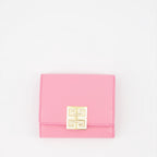 Kleine lederwaren Portefeuille 4G Givenchy Rosa Femme