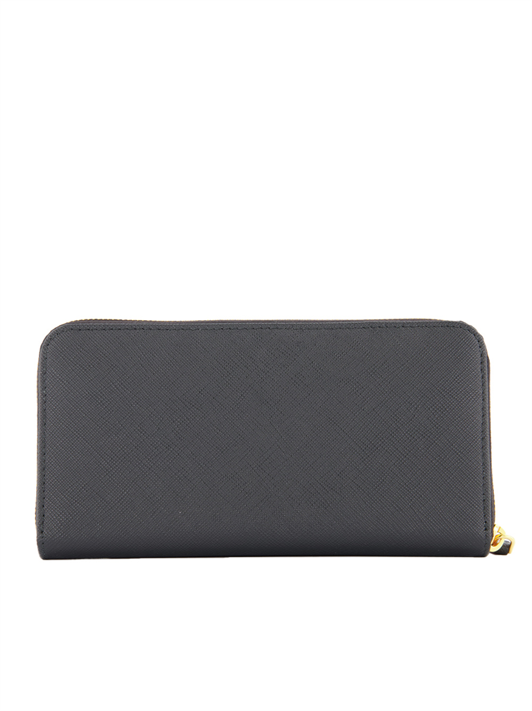 Small leather goods Continental Portfolio Prada Black Women
