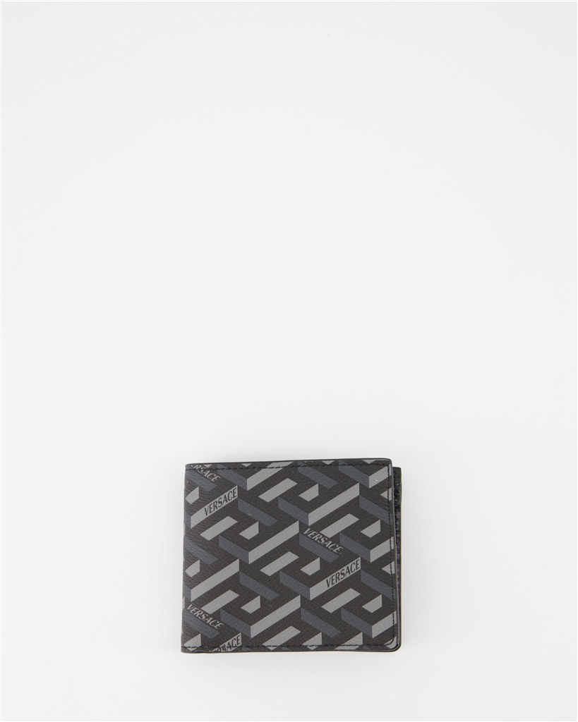 Small leather goods Greca wallet Versace Gray Man
