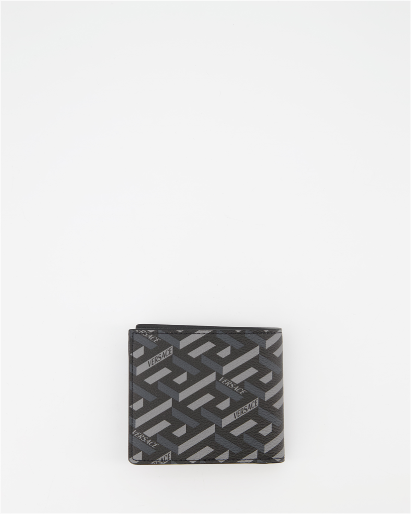 Small leather goods Greca wallet Versace Gray Man