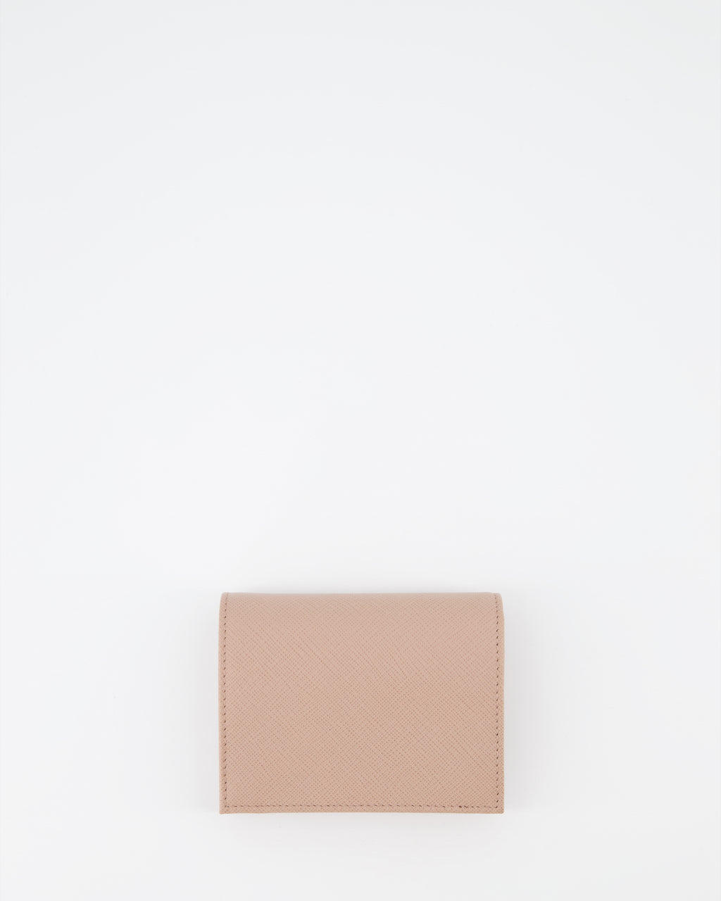 Small leather goods Gold Saffiano Wallet Prada Pink Women