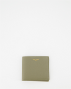 Pequeños artículos de cuero Portefeuille en cuir Saint Laurent Verde Homme
