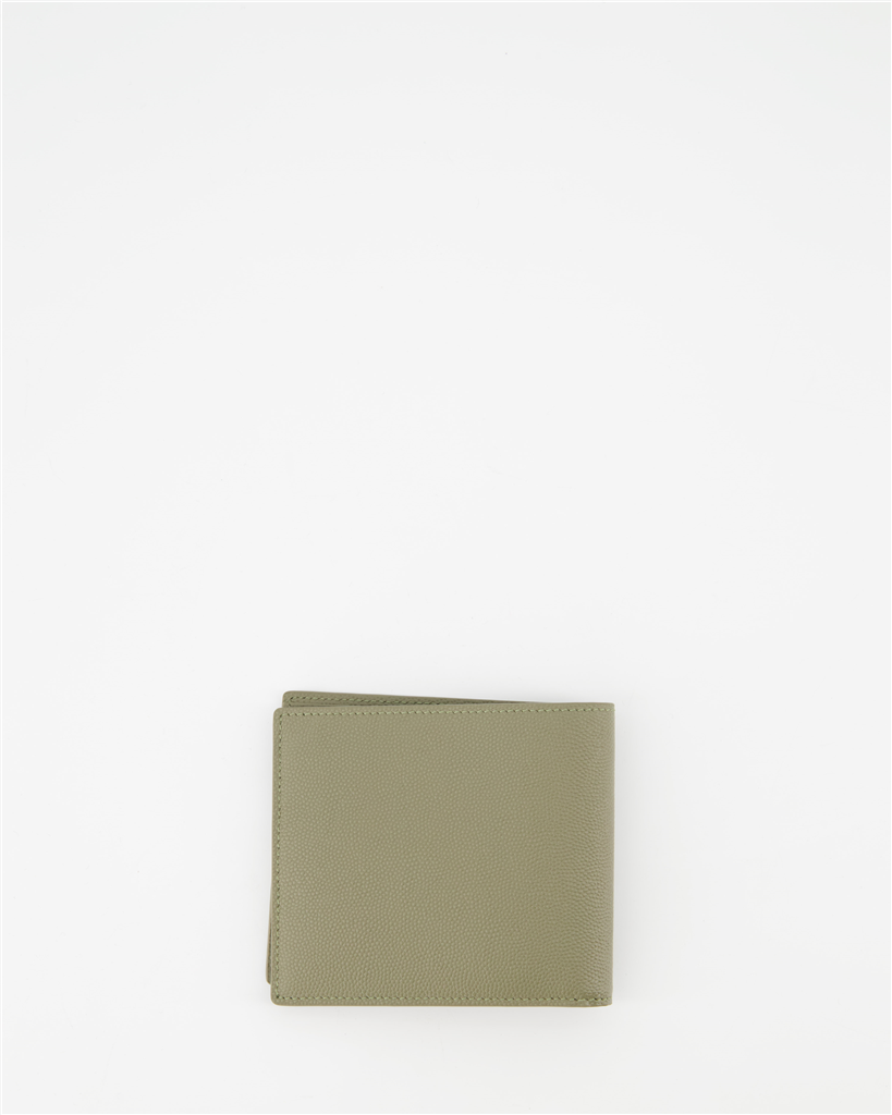 Small leather goods Leather wallet Saint Laurent Green Man