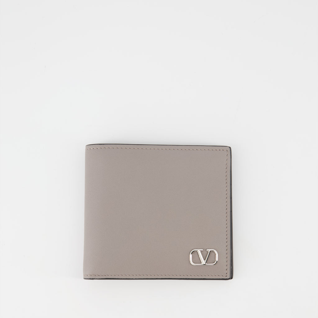 Portefeuille en cuir VLogo