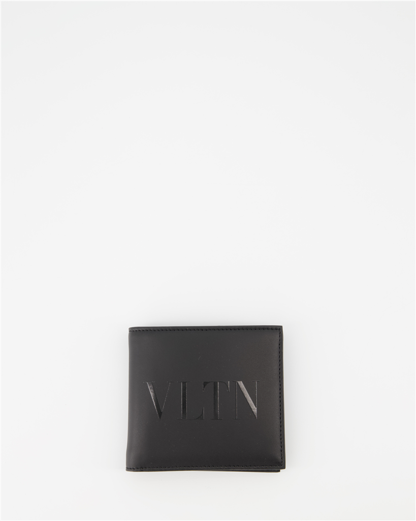 Small leather goods VLTN Wallet Valentino Garavani Black Man