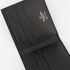 Small leather goods VLTN Wallet Valentino Garavani Black Man