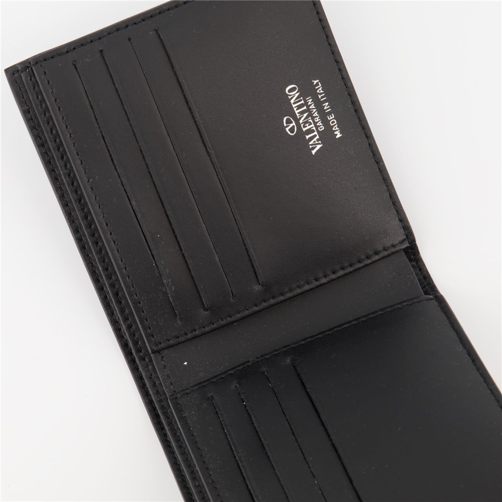 スモールレザーグッズ VLTN ウォレット Valentino Garavani 黒 男
