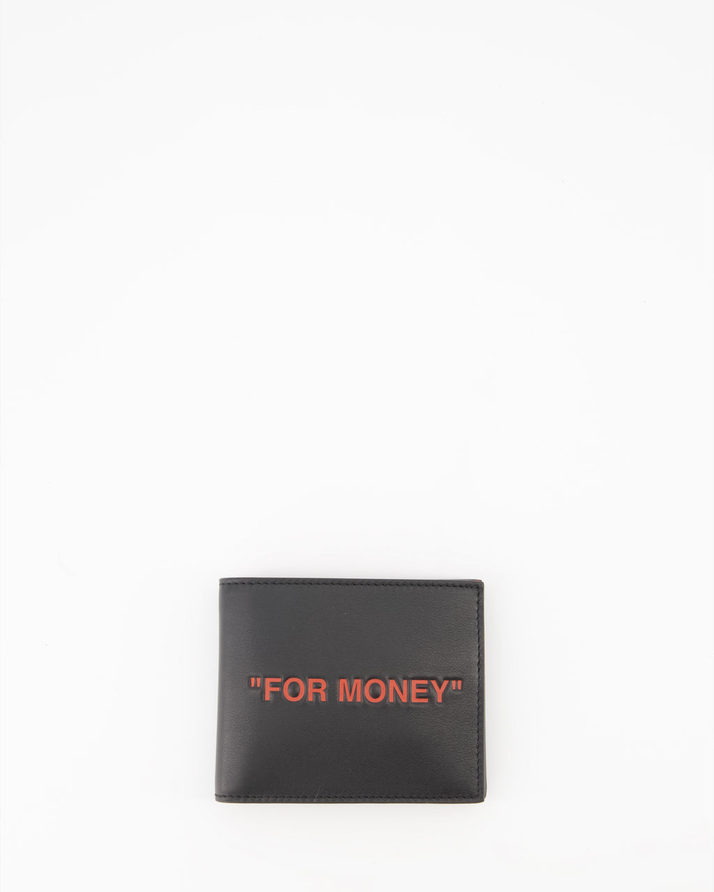 Small leather goods ''For Money'' wallet Off-White Black Man