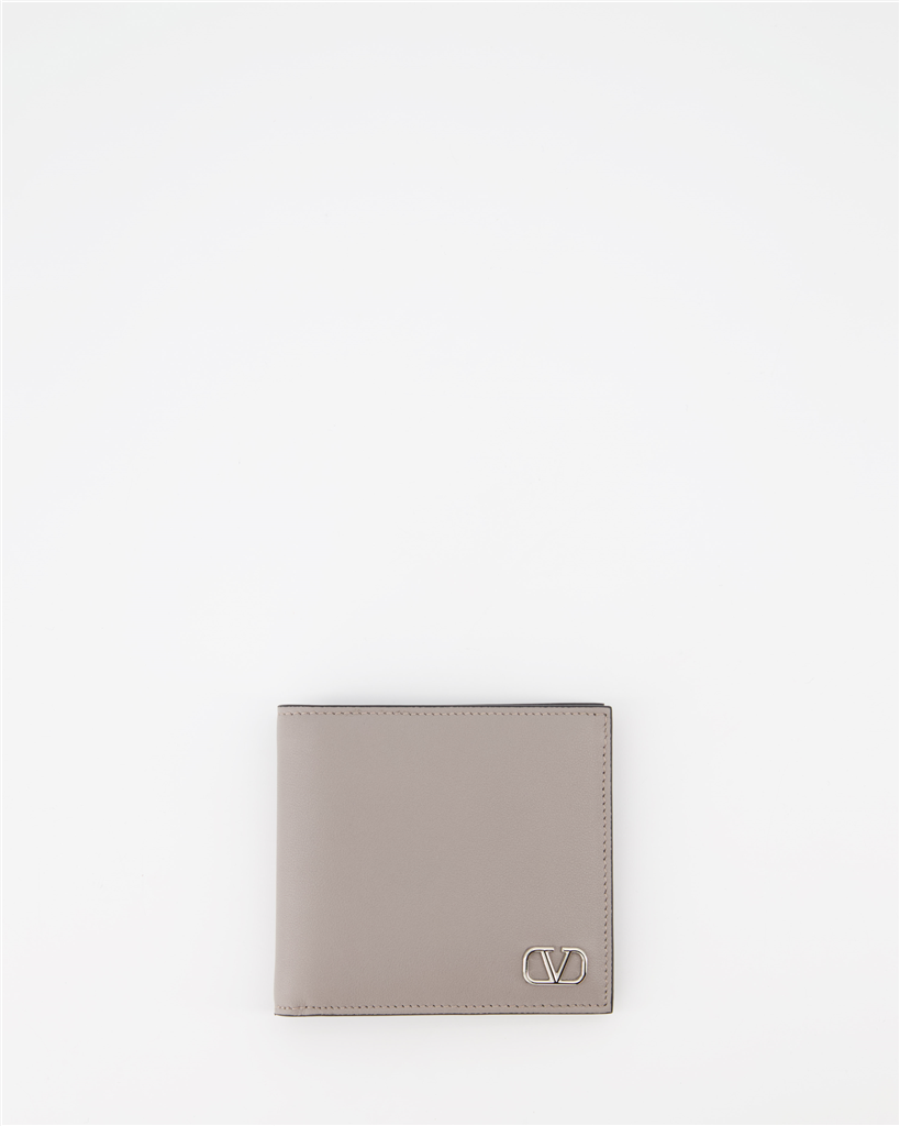 Small leather goods VLogo Wallet Valentino Garavani Gray Man