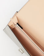 Pequeños artículos de cuero Portefeuille continental Fendi Gris Femme