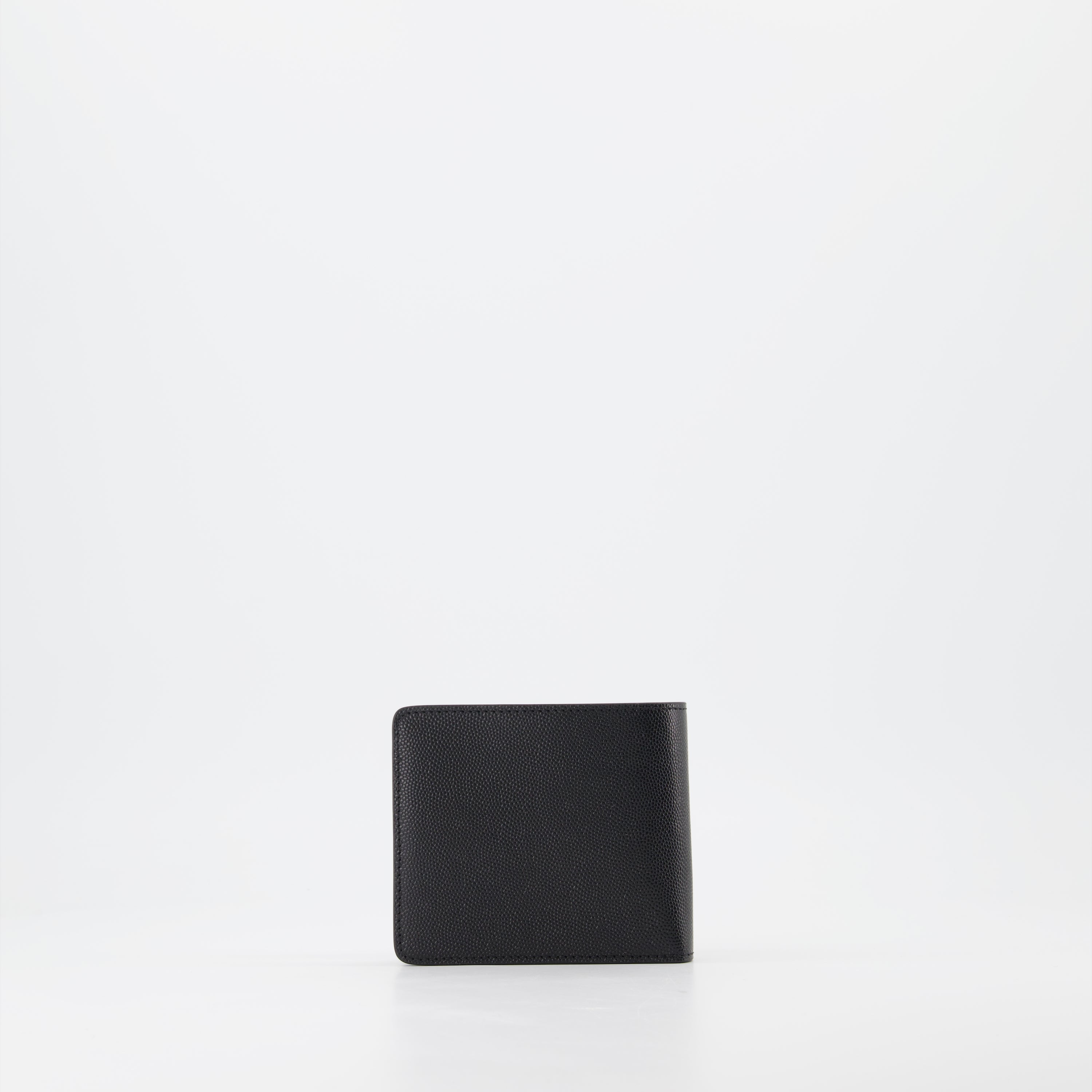 Small leather goods Folded wallet Ami de coeur Ami PARIS Black Unisex