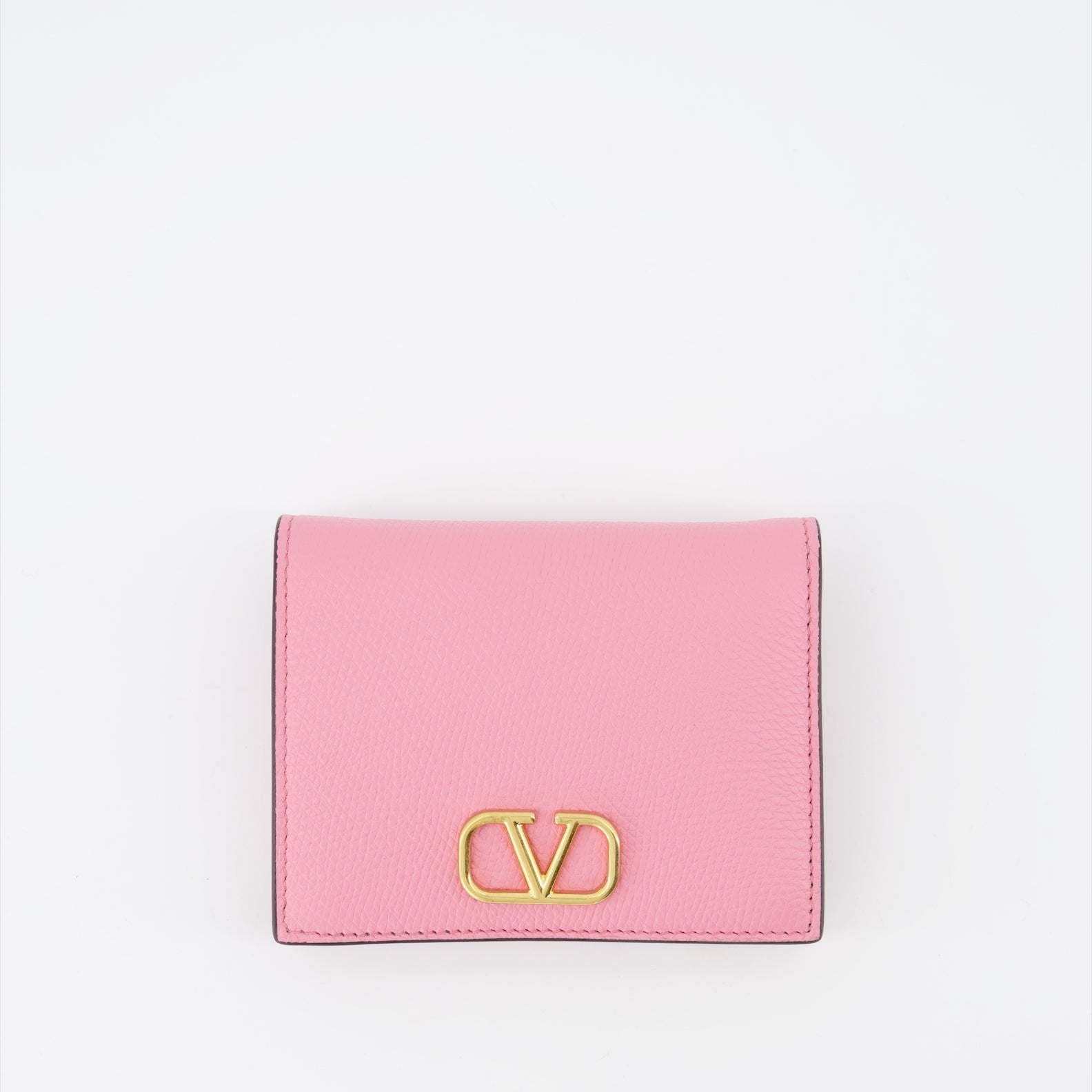 Small leather goods VLogo Wallet Valentino Garavani Pink Women