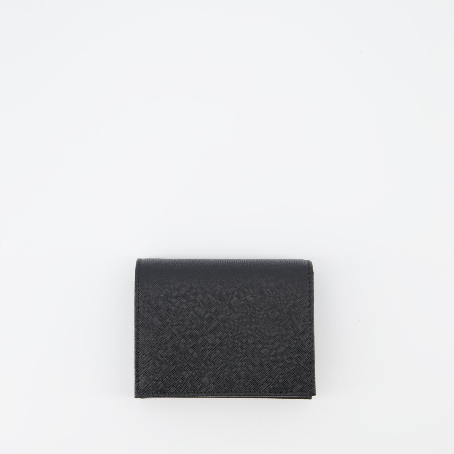 Small leather goods Saffiano wallet Prada Black Women