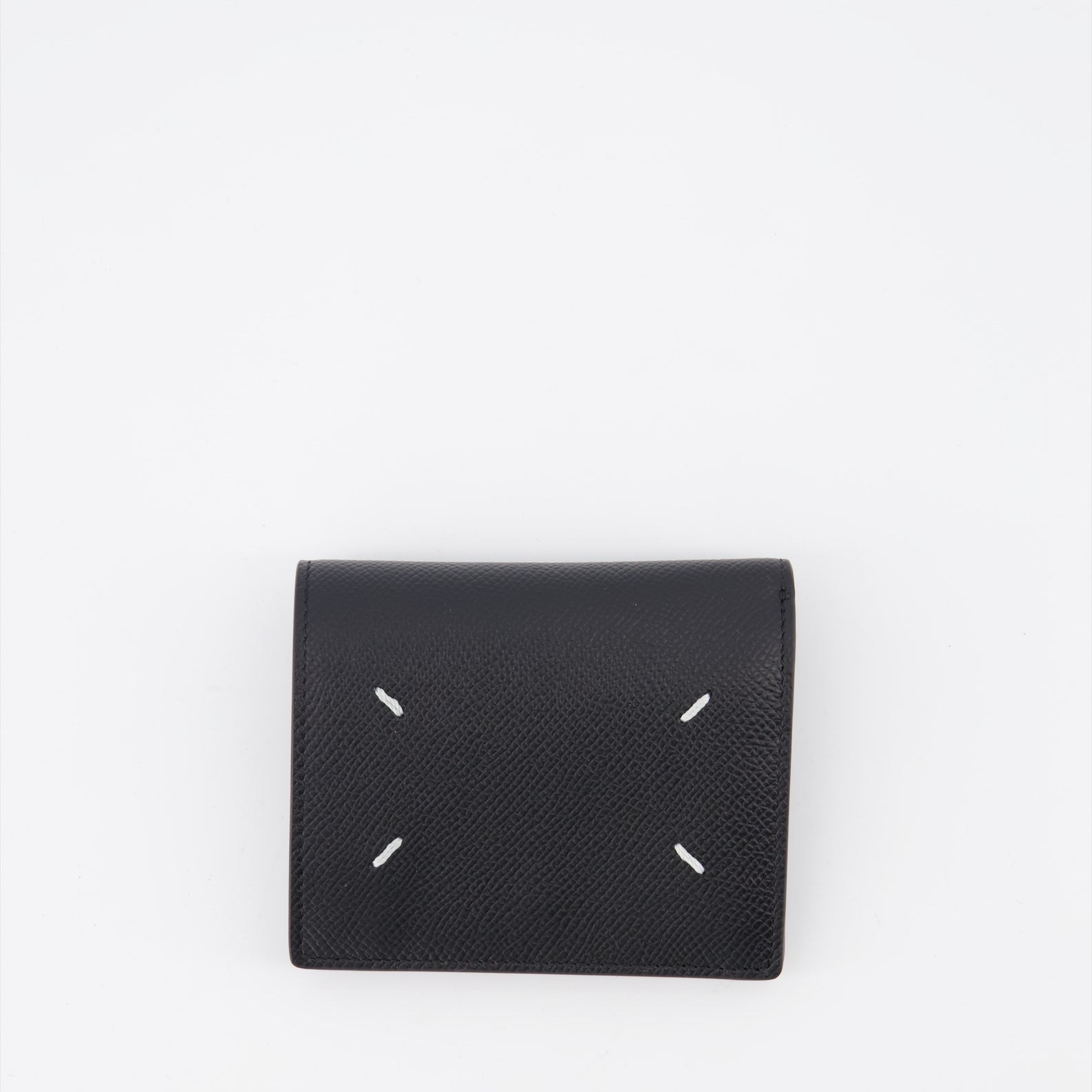 Small leather goods Maison Margiela Compact Signature Wallet for Women Black Maison Margiela Black Women
