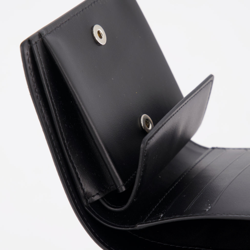 Kleine lederwaren Portefeuille Signature compact Maison Margiela pour Femme Noir Maison Margiela Schwarz Femme